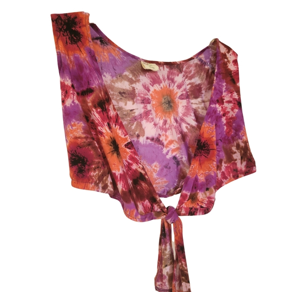 Tye dye crop top